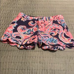 Lilly Pulitzer Buttercup short, size 0